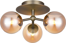 Halo Design Atom Trio Loftlampe Antique Brass 3xg9 Loftlamper