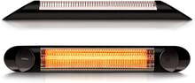 Veito Blade S 2500 Black Vegghengte Terrassevarmer - Svart