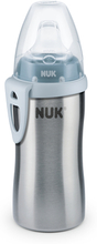 NUK Drikkeflaske Active Cup af rustfristål Design: blå ab 12 måneder