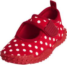 Playshoes Aqua sko prikker rød
