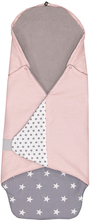 ULLENBOOM ® omsluttet omslag lyserød grå 98 x 98 x 2 cm