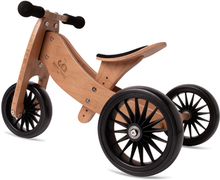 Kinderfeets ® 2-i-1 trehjuling Tiny Tot Plus, bambus