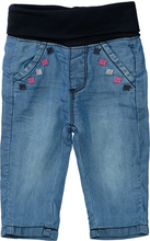 STACCATO Termiske jeans mørkeblå denim