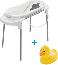 Rotho Baby design Badekar station TOP Xtra hvid og gratis badetermometer