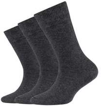 Camano sokker anthracite 3-pack økologisk cotton