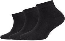 Camano sokker 3-pack black økologisk cotton