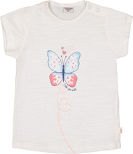 Salt and Pepper T-shirt Butterfly hvid