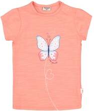 Salt and Pepper T-shirt Butterfly pink