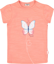 Salt and Pepper T-shirt Butterfly pink