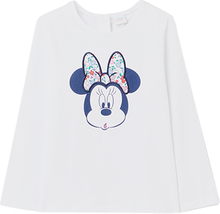 OVS Langærmet skjorte med lange ærmer Minnie Brilliant White