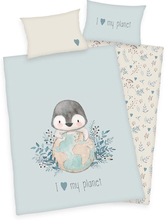 babybest® Sengetøj Penguin 100 x 135 cm
