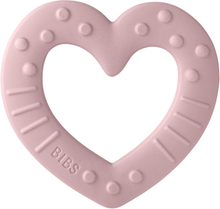 BIBS® Bidering Baby Bitie Peach Heart fra 3 måneder, Pink Plum