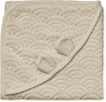 Cam Cam® COPENHAGEN Badehåndklæde med hætte og ører Baby beige