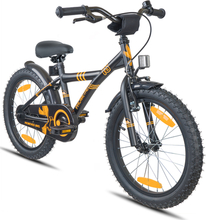 PROMETHEUS BICYCLES ® Børnecykel 18, Black-Matt Orange