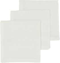Meyco Muslin Burp Cloths 3 Pack Uni Off white