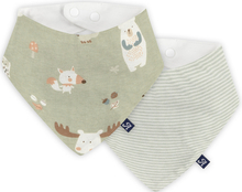 Alvi ® Triangle tørklæde 2-pack Baby Forest farvet/grønt