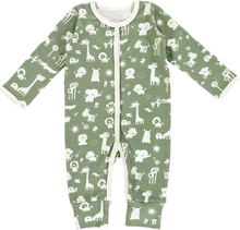 Alvi ® Pyjamas Granit Animals granit grøn/hvid
