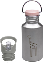 LÄSSIG Drikkeflaske i rustfrit stål, Safari Giraf 500 ml