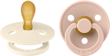 BIBS® Sutteflaske Colour Symmetrisk sutteflaske Ivory & Blush 0-6 måneder, 2 stk.
