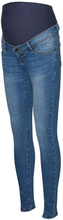 mamalicious Jeans til gravide MLMILA Medium Blå Denim