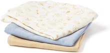 Kids Concept ® Muslin-tæpper sæt med 3 blå
