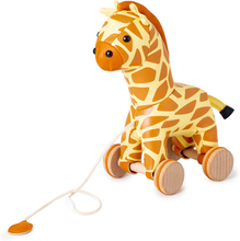Little Big Friends Træklegetøj - giraffen Gina