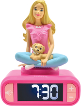 LEXIBOOK Barbie-vækkeur med 3D-natlysfigur og specielle ringetoner
