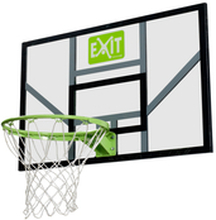 EXIT Galaxy Basket boldbræt med ring og net - grøn/sort