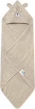 kindsgard Badehåndklæde med hætte torvselyg beige