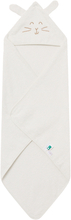 kindsgard Badehåndklæde med hætte torvselyg hvid
