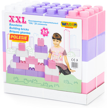 Wader Quality Toys XXL-byggeklodser 24 stk, Girls