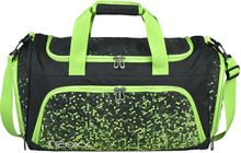 neoxx Move sportstaske lavet af genbrugte PET-flasker, grøn og sort