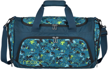 neoxx Move sportstaske fremstillet af genbrugte PET-flasker, petrol