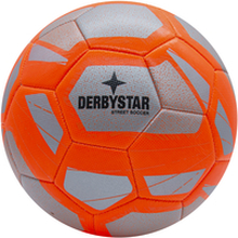 XTREM Toys and Sports Derbystar STREET SOCCER fodbold til hjemmekamp str. 5, SILVER/ ORANGE