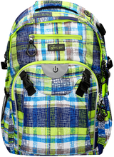 Wheel Bee ® Generation Z-rygsæk, blå/grøn/hvid