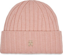 Mössa Tommy Hilfiger Essential Chic Beanie AW0AW15779 Rosa