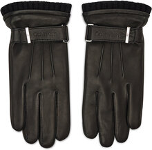 Herrhandskar Calvin Klein Leather Rivet Gloves K50K507425 Svart
