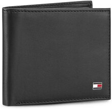 Stor herrplånbok Tommy Hilfiger Eton Mini Cc Wallet AM0AM00655/83365 Svart