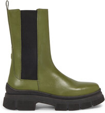 Boots Tommy Hilfiger Essential Leather Chelsea Boot FW0FW07490 Grön