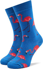 Ankelstrumpor unisex Funny Socks Flamingos SM1/02 Blå
