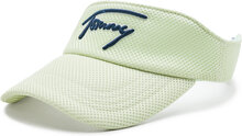 Solskärm Tommy Jeans Spring Break Visor AW0AW14600 Grön