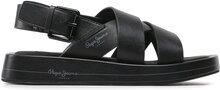 Sandaler Pepe Jeans Summer Block PLS90578 Svart