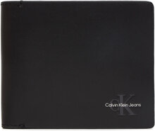 Stor herrplånbok Calvin Klein Jeans Monogram Soft Bifold K50K512171 Svart