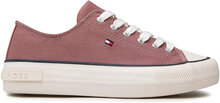 Tygskor Tommy Hilfiger Low Cut Lace-Up Sneaker T3A4-32118-0890 S Mörkröd