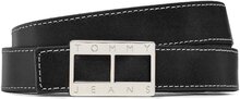 Dambälte Tommy Jeans Tjw Heritage Leather 2.5 AW0AW14073 Svart