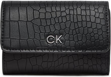 Liten damplånbok Calvin Klein Ck Daily Small Trifold K60K612636 Svart