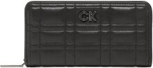Stor damplånbok Calvin Klein Re-Lock Quilt Z/A Wallet Lg K60K609912 Svart