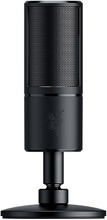 Razer Seiren X USB-Streaming-Mikrofon Eingebautes Shock Mount Supercardiod-Aufnahmemuster 25 mm Kondensatorkapseln USB Plug & Play Schwarz