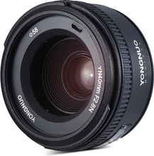 YONGNUO YN40mm F2.8N 1: 2.8 Standard Festes Hauptobjektiv AF MF Selbst-manueller Fokus Leichtgewichtler für Nikon D500 D7100 D7000 D7500 D610 D800 D810 DSLR Kamera