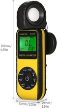 BTMETER BT-881D Digital Lux Meter Luxmeter Lux / FC Luminometer Photometer-Messgerät